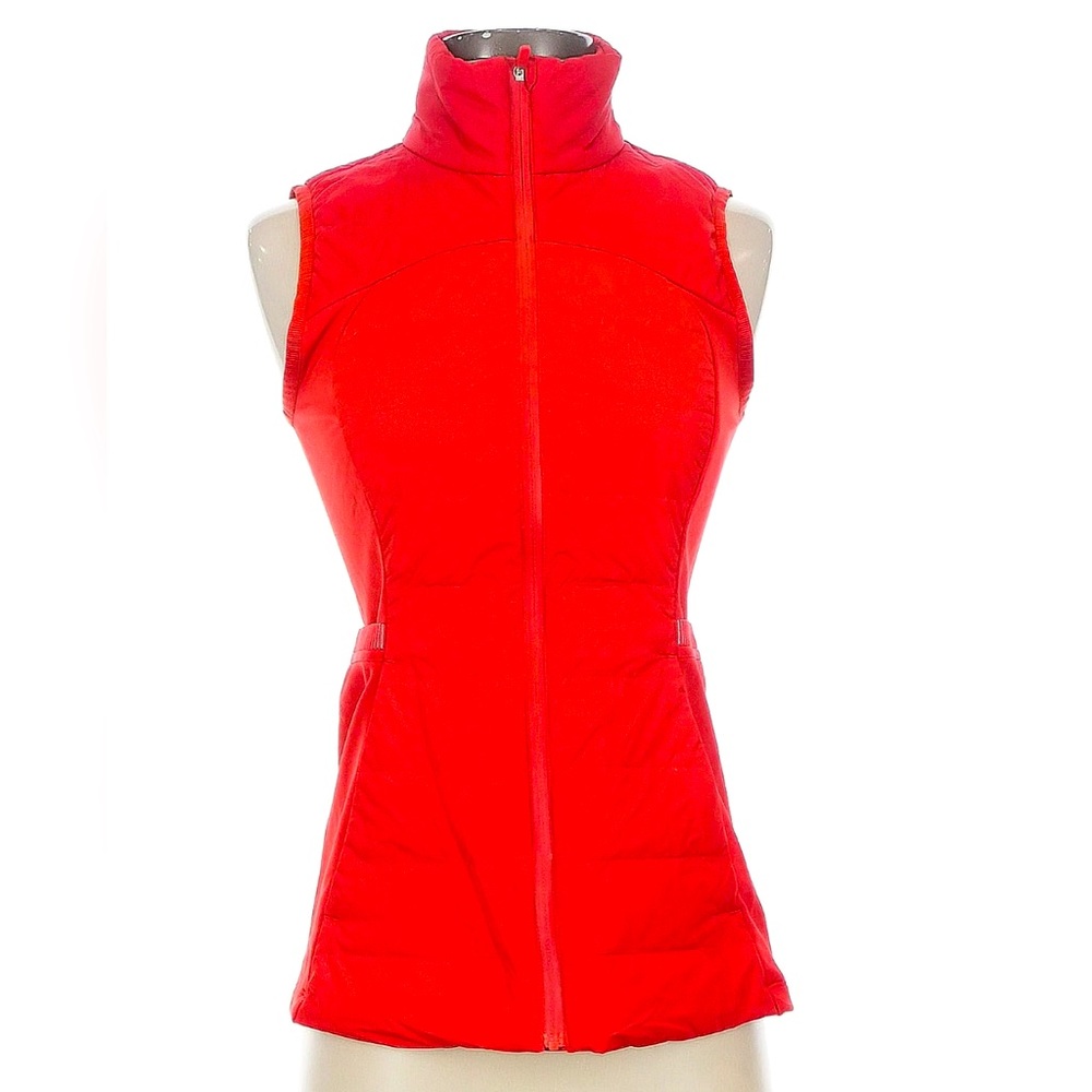 Lululemon Down for It All Vest- Red- Sz. 4- NWOT!